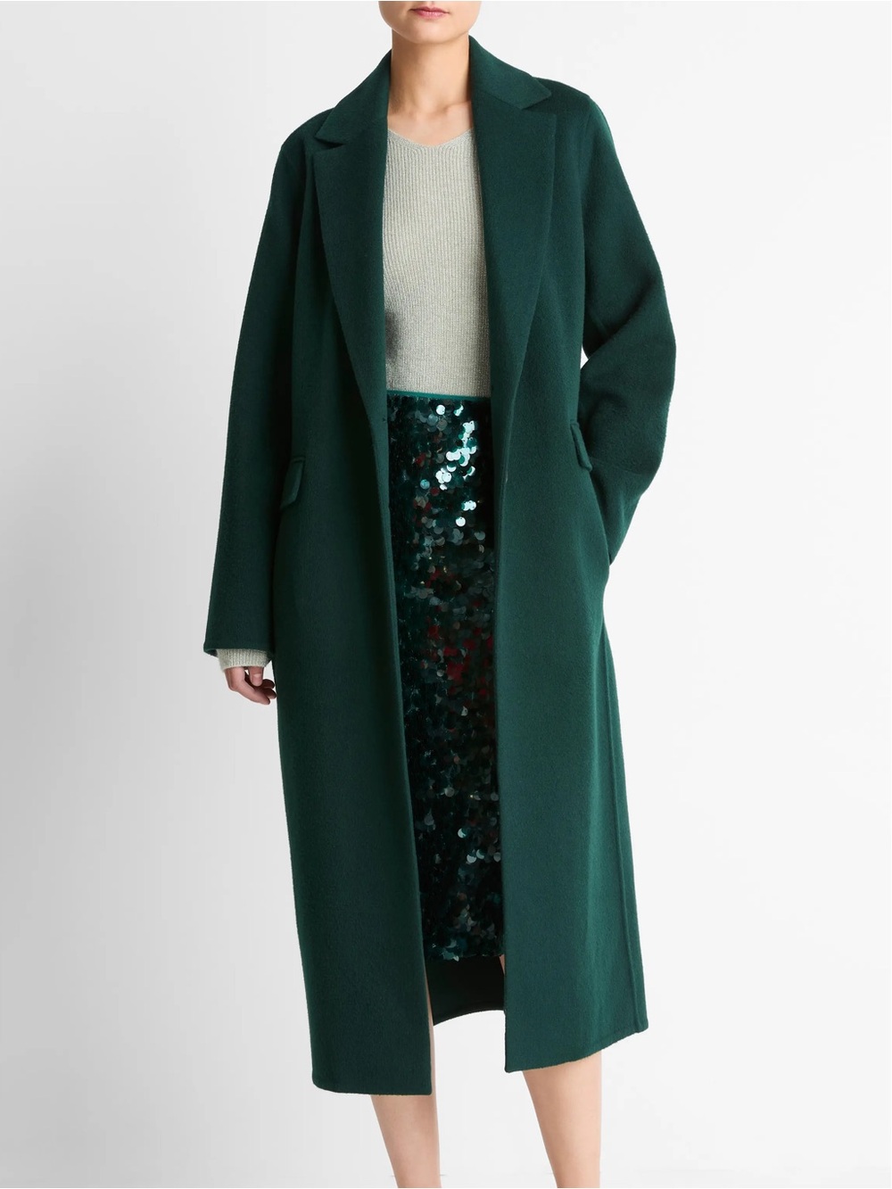 VINCE WOOL BLEND COAT******SIZE: XS